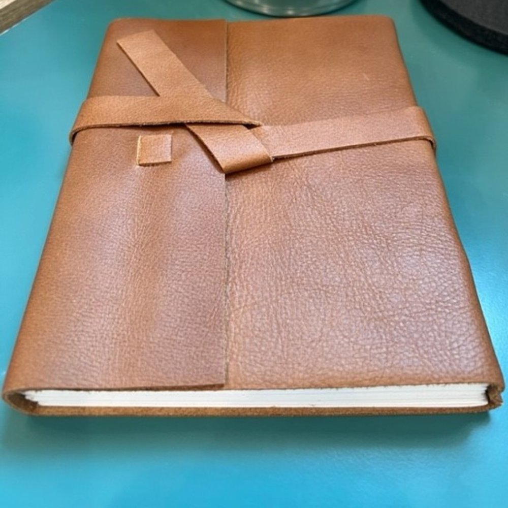 Classic Handmade Genuine Leather Journal - Tan